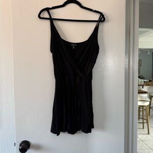Topshop Black Sleeveless Romper